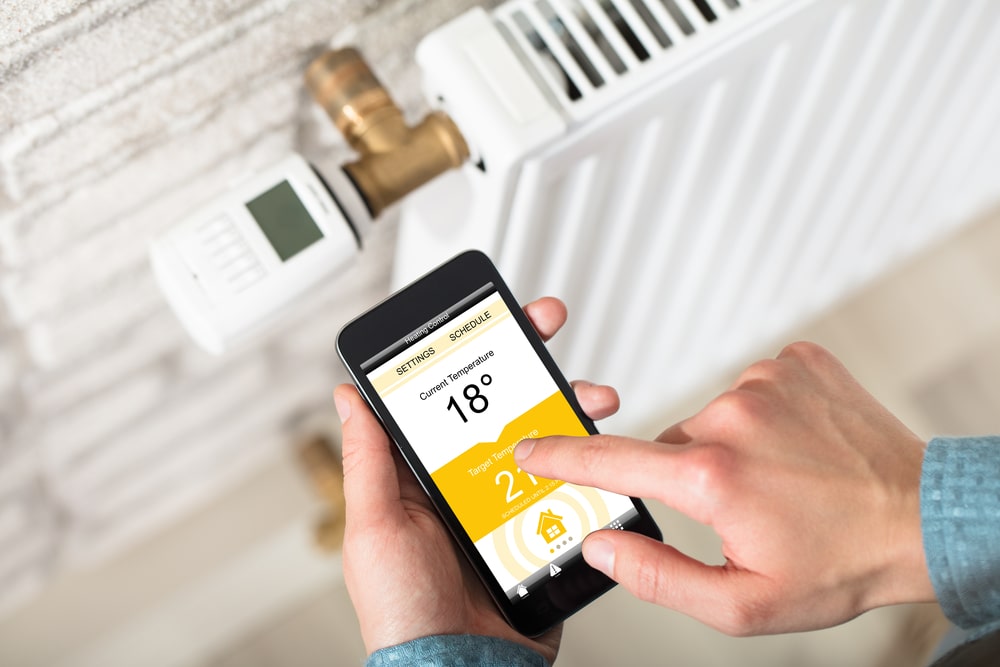 Controlling your heating through your phone